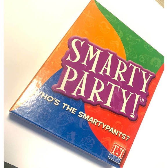 SMARTY PARTY Fun Family Trivia Questions Game SmartyPants Ages 10+ Preowned 2003 - Picture 1 of 12